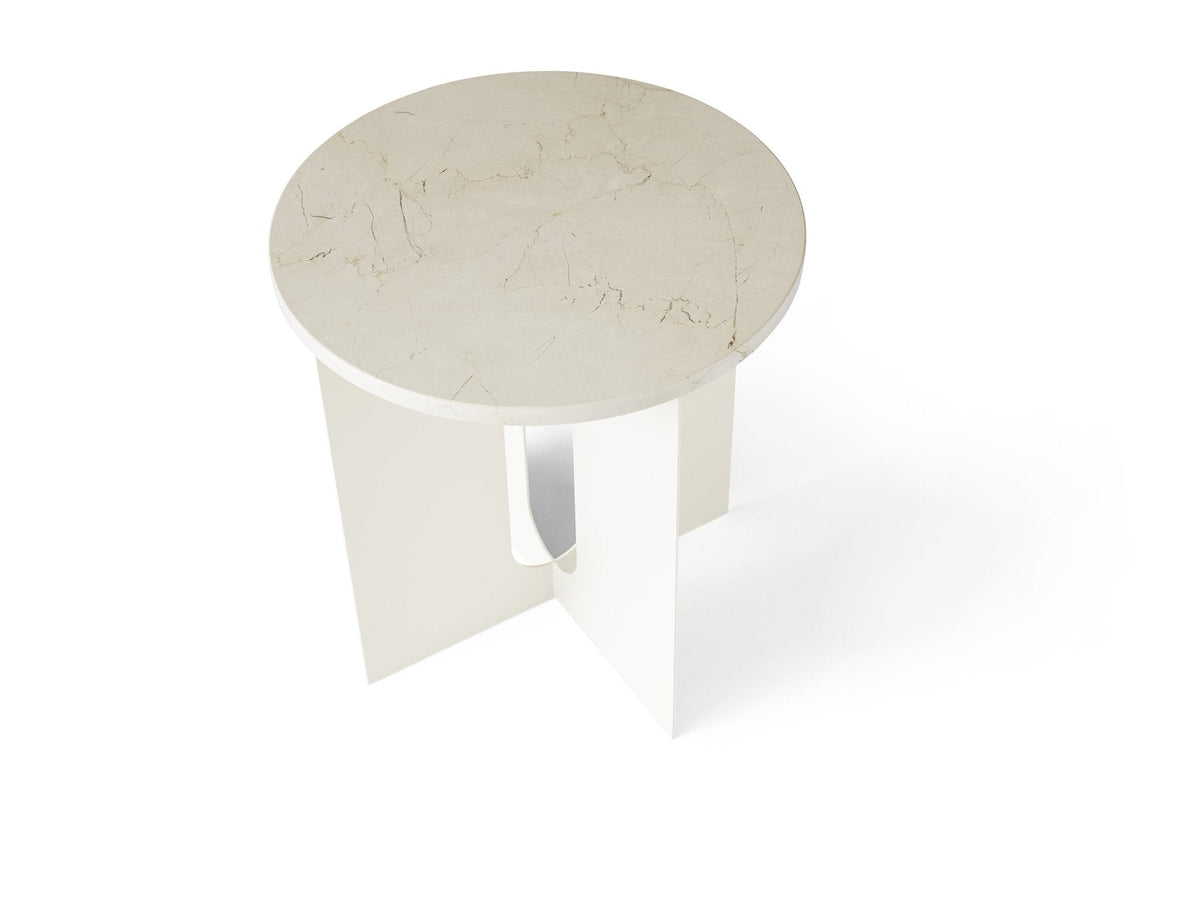 Audo Copenhagen Androgyne pöydän marmorikansi valkoinen Audo Copenhagen