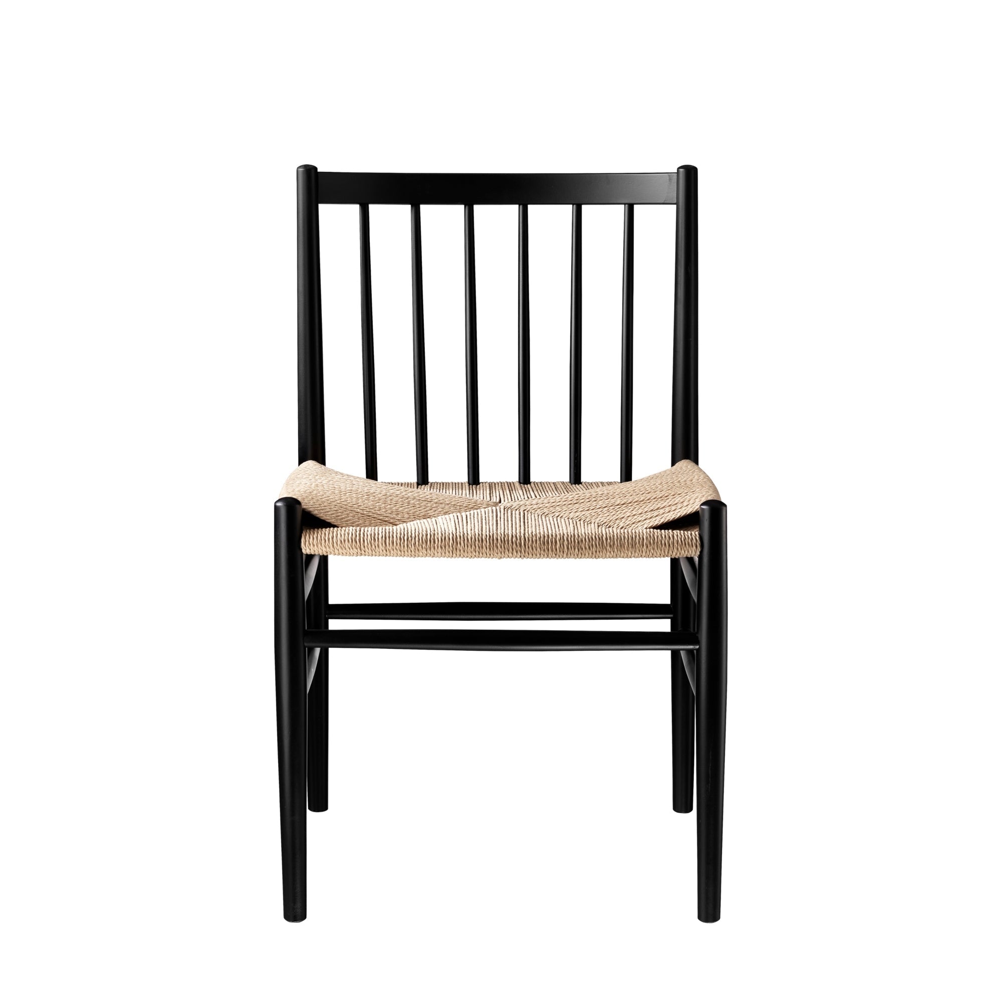 FDB Møbler J80 tuoli musta/luonnonväri - Laatukaluste
