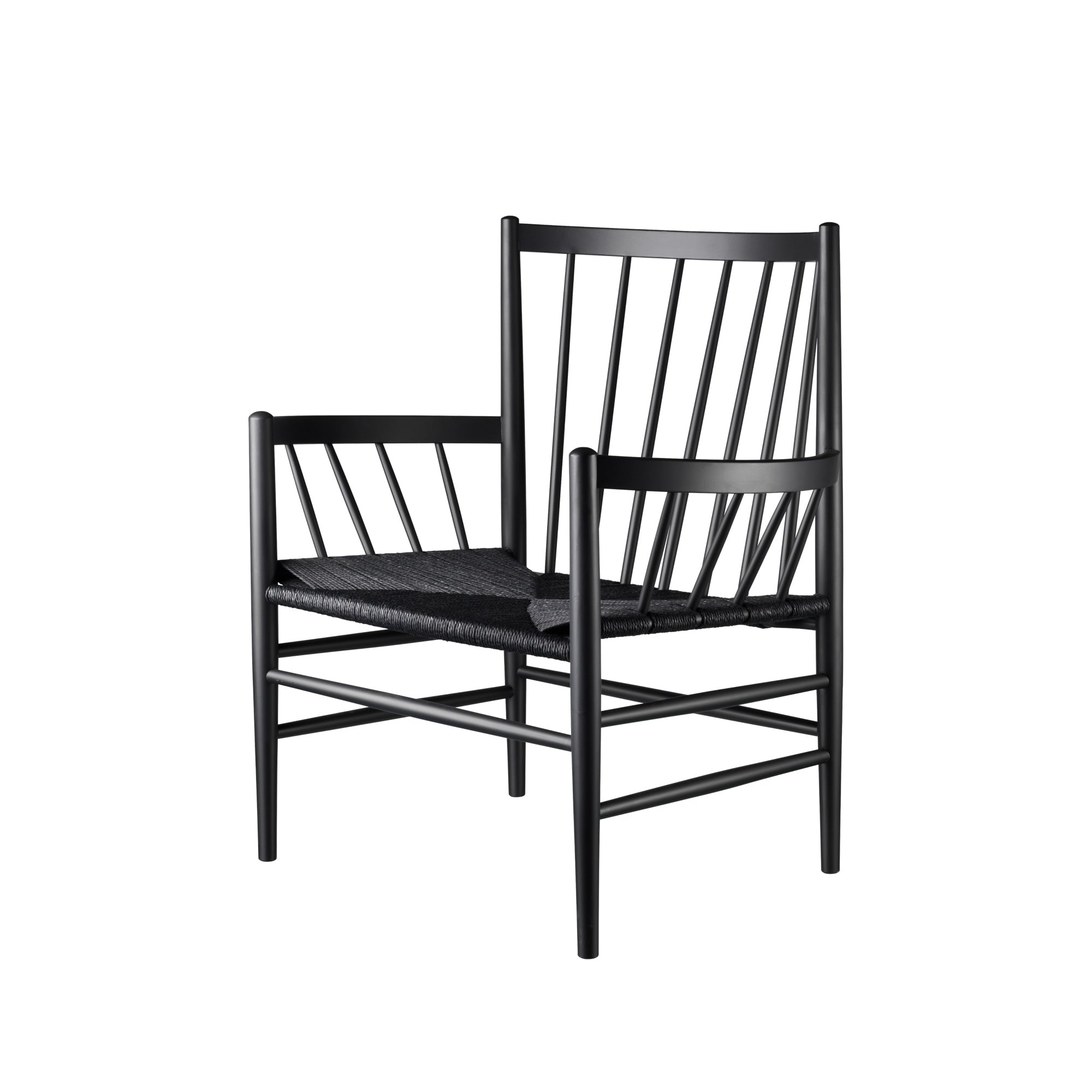 FDB Møbler J82 lounge tuoli musta/musta - Laatukaluste