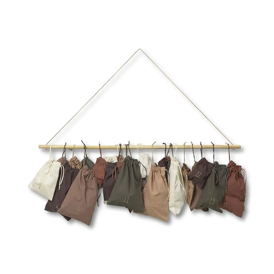 Ferm Living Christmas Countdown joulukalenteri monivärinen - Laatukaluste