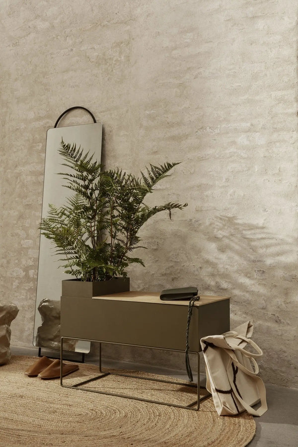 Ferm Living Plant Box large olive green
