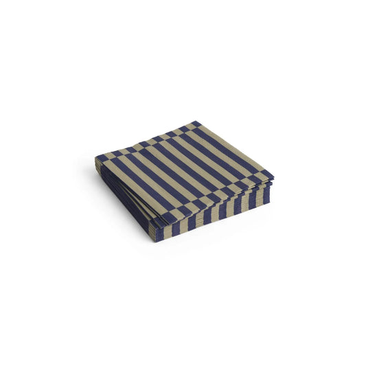 HAY Pattern servetit 33x33 tummansininen-tumma hiekka HAY