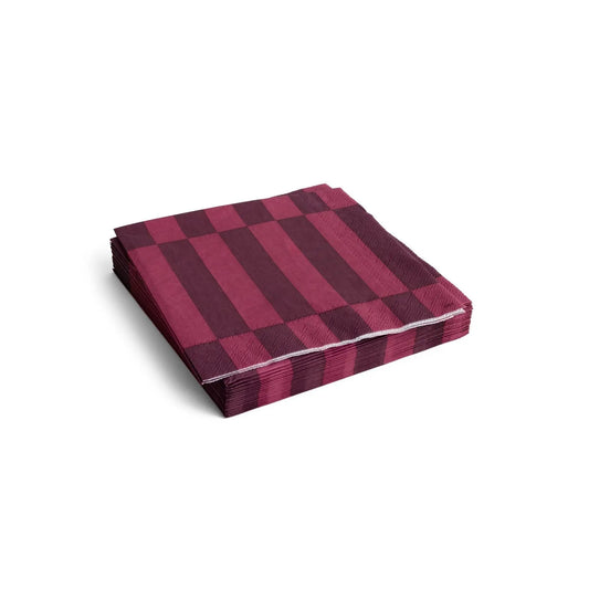 HAY Pattern servetit 40x40 burgundi-viininpunainen HAY