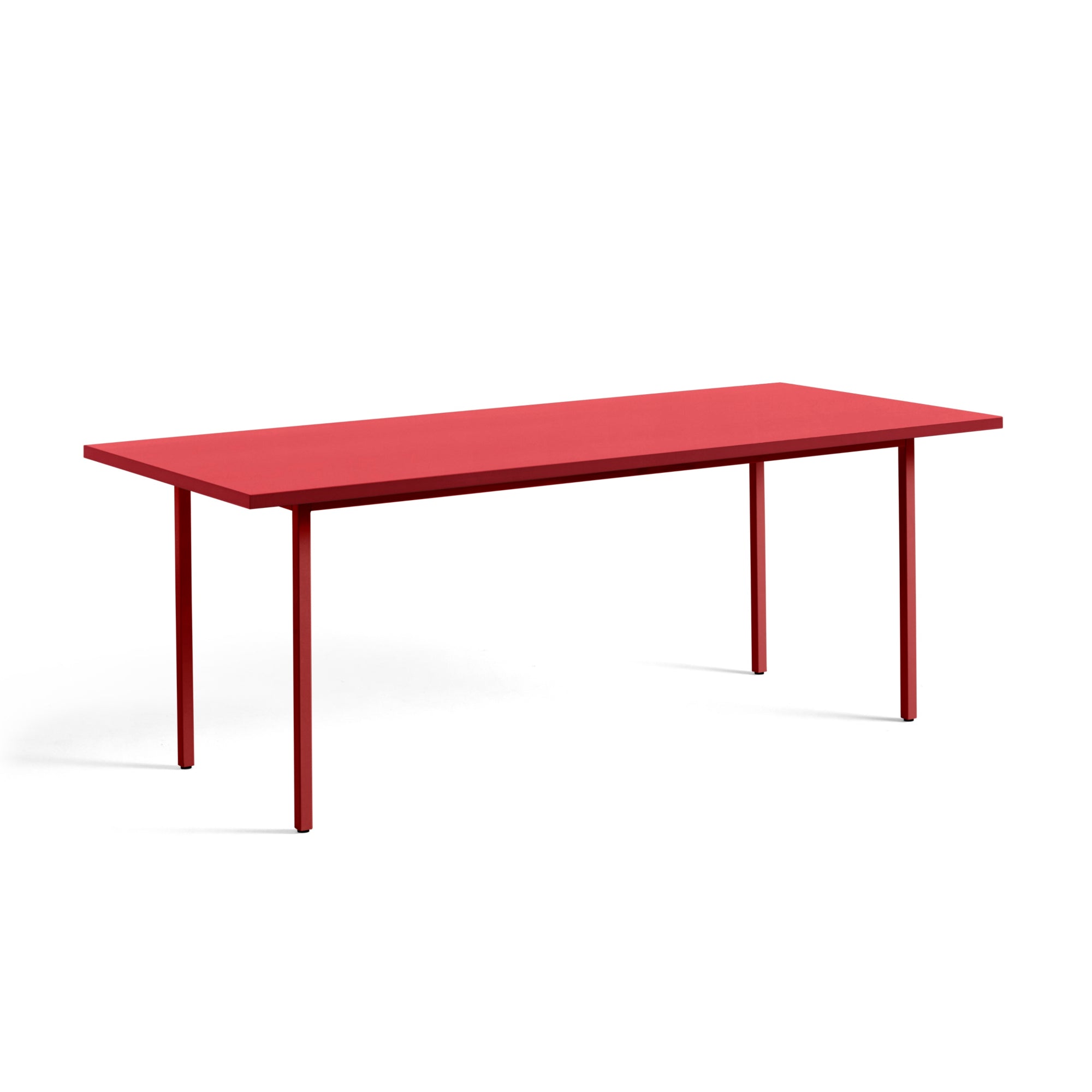 HAY Two-Colour pöytä 200x90 punainen - Laatukaluste