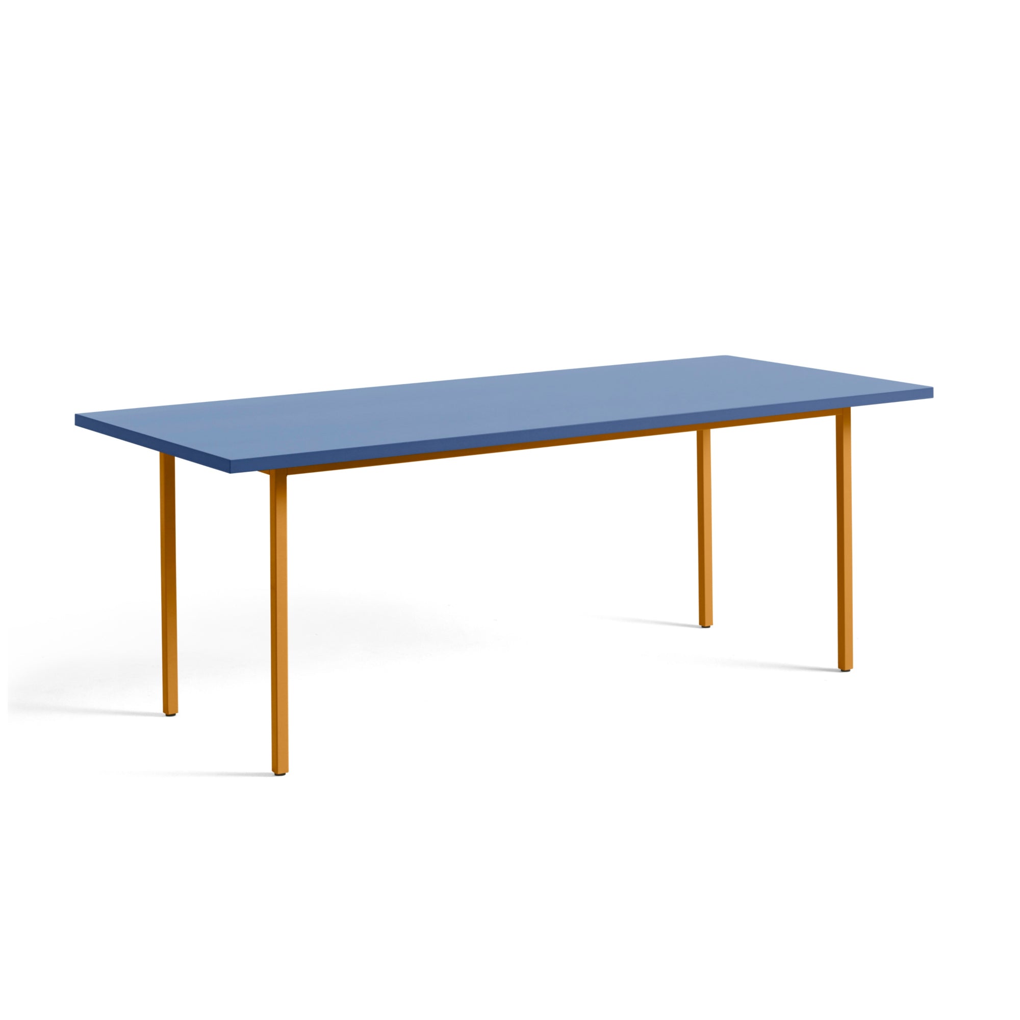 HAY Two-Colour pöytä 200x90 sininen/okra - Laatukaluste