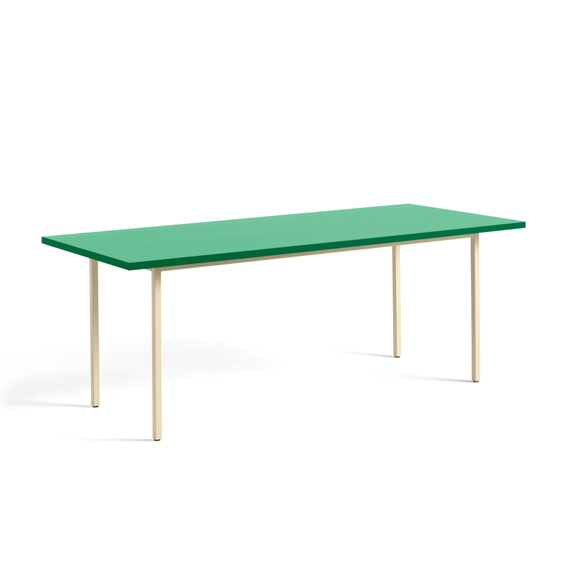 HAY Two-Colour pöytä 200x90 vihreä/ivory - Laatukaluste