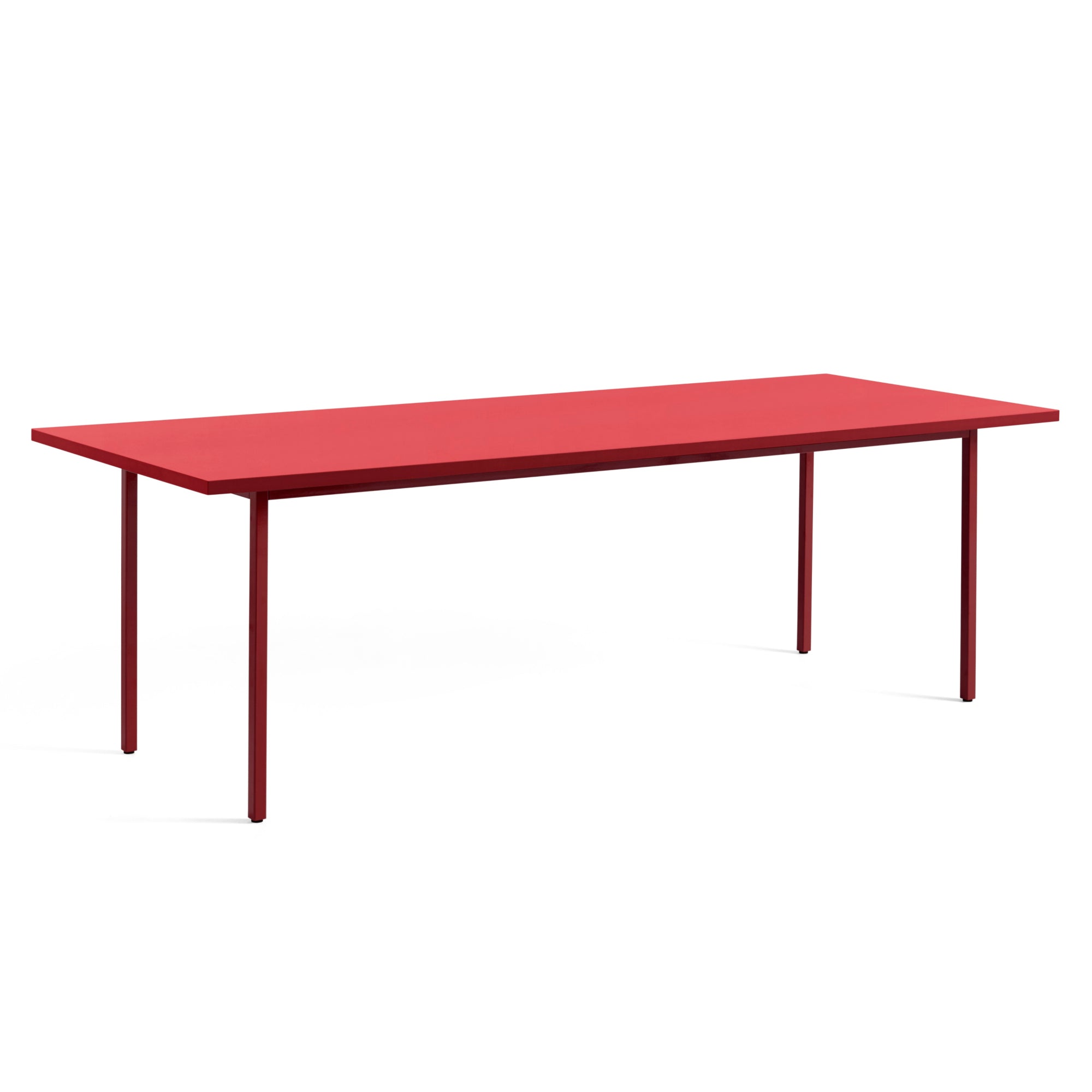 HAY Two-Colour pöytä 240x90 punainen - Laatukaluste