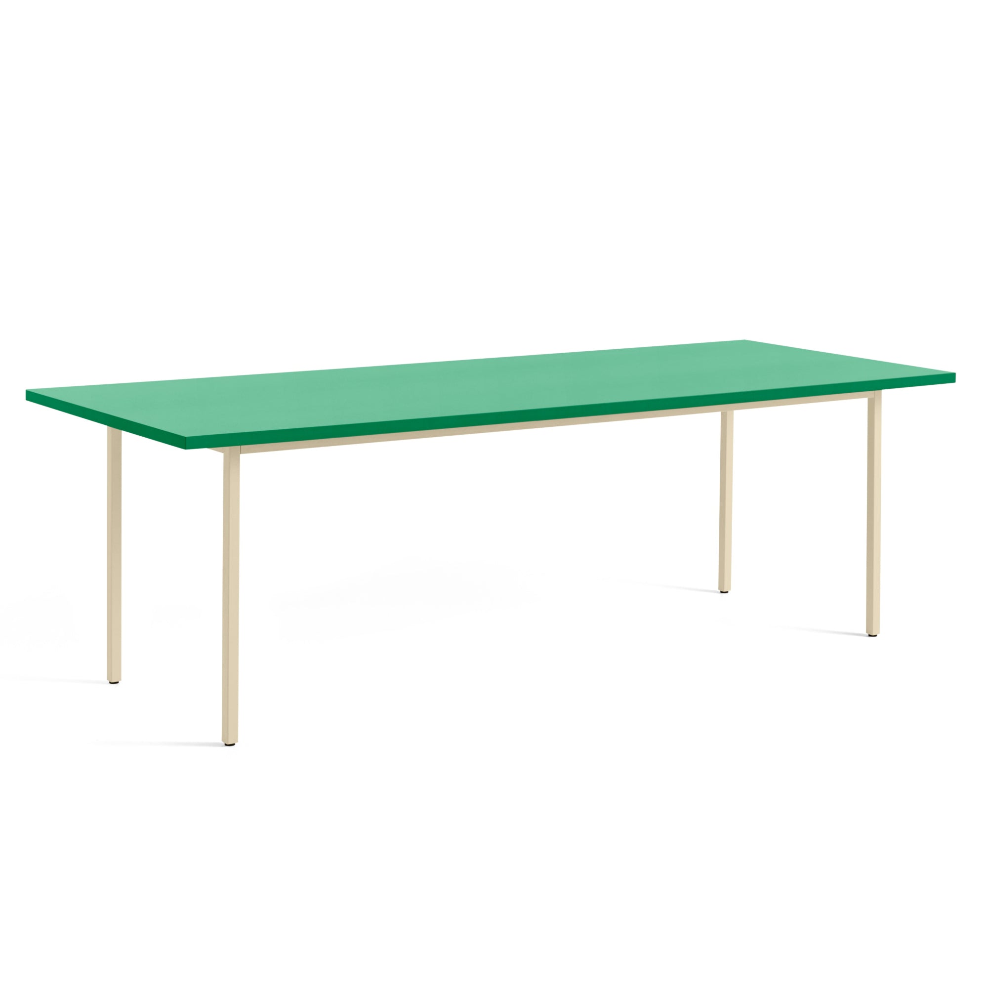 HAY Two-Colour pöytä 240x90 vihreä/ivory - Laatukaluste