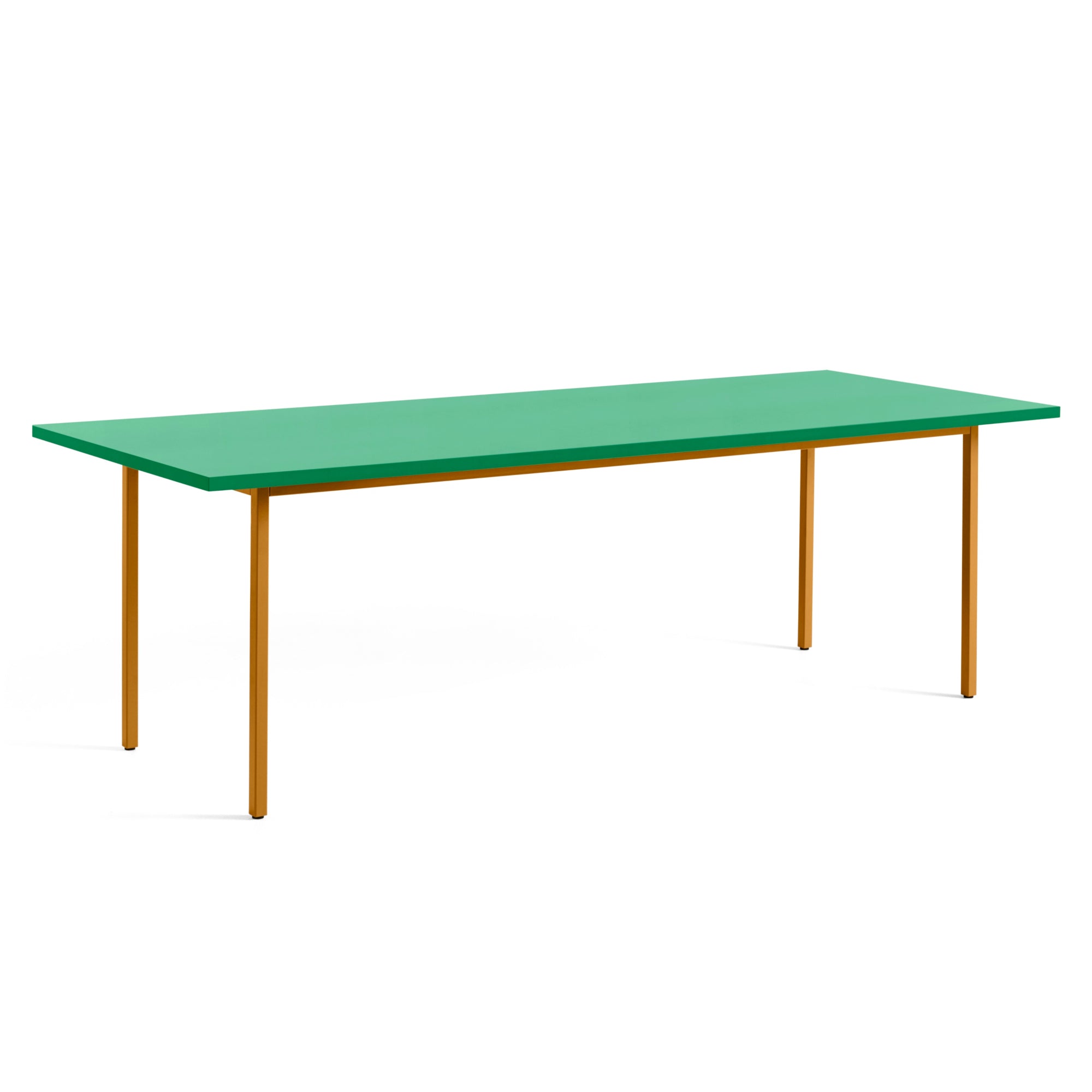 HAY Two-Colour pöytä 240x90 vihreä/okra - Laatukaluste