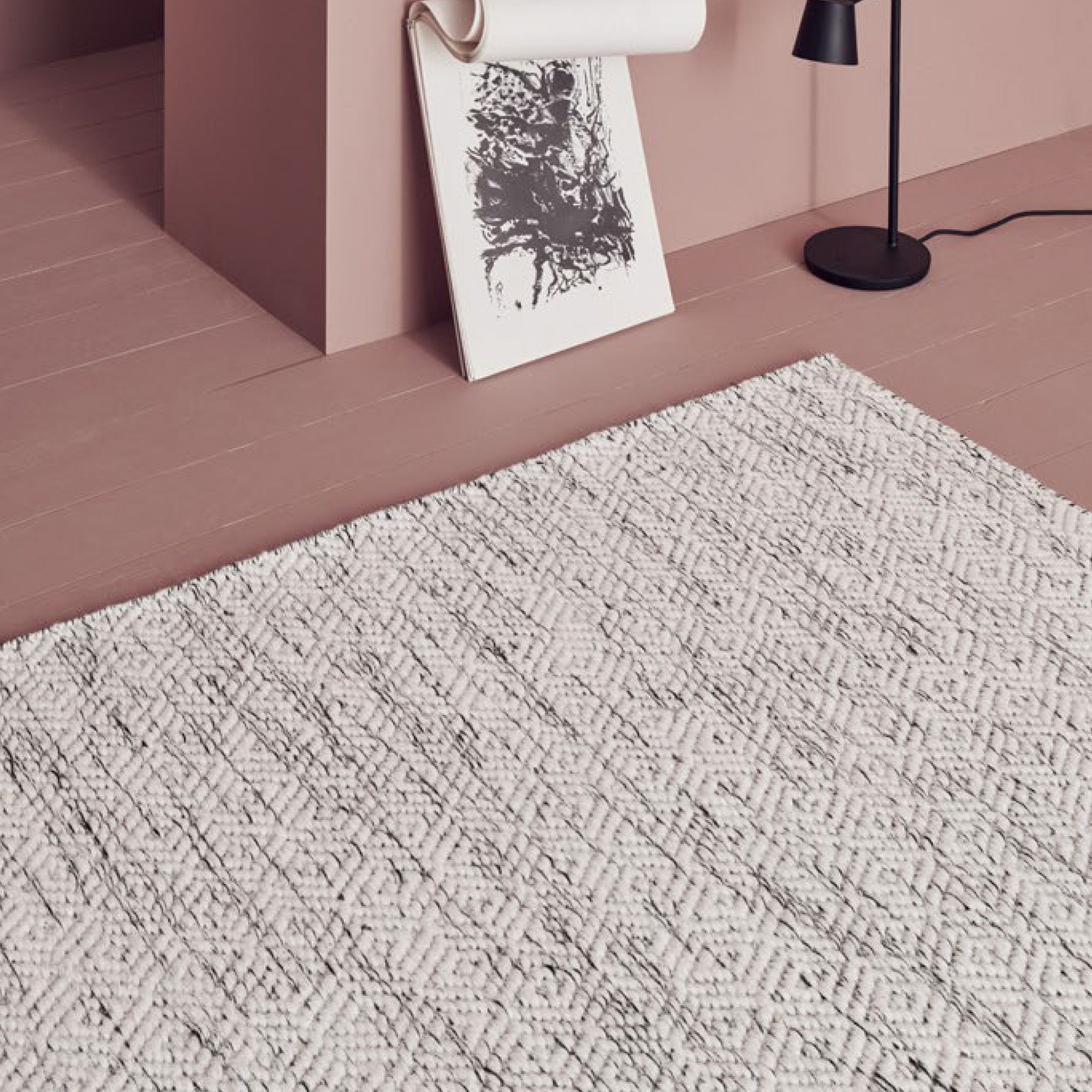 Linie Design Nyoko matto 200x300 valkoinen - Laatukaluste