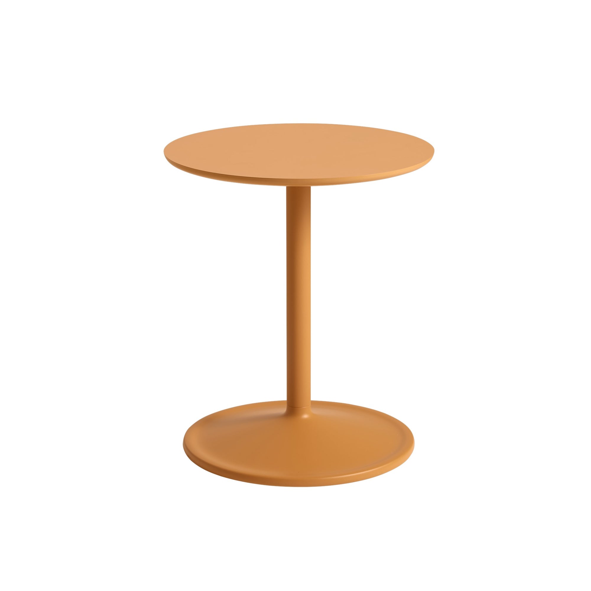 Muuto Soft sivupöytä Ø41 korkea oranssi - Laatukaluste
