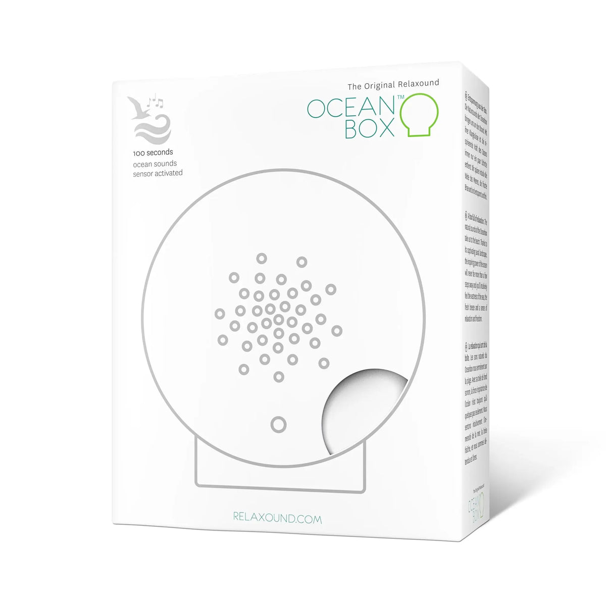 Relaxound Oceanbox äänilaatikko valkoinen Relaxound