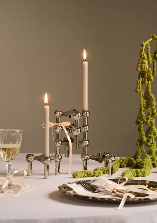 STOFF Nagel kynttilänjalka kromi Stoff Copenhagen