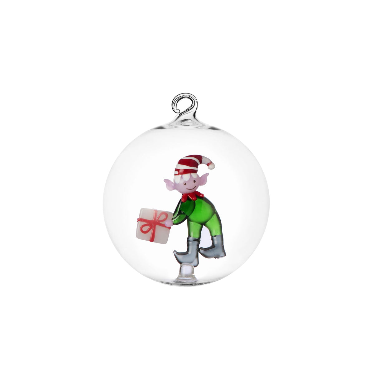 Ichendorf Milano Christmas Tales joulupallo vihreä tonttu