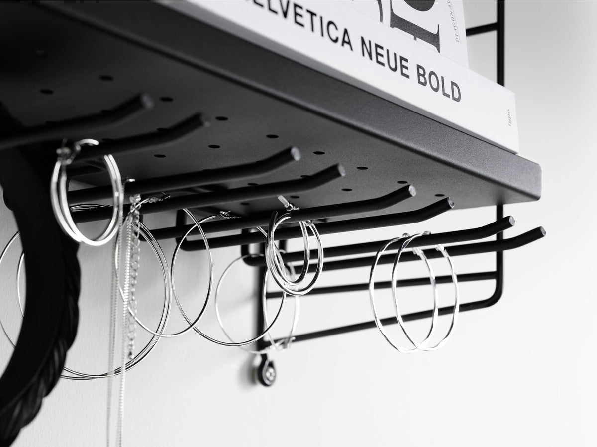 String System ripustusteline 30cm 2kpl musta