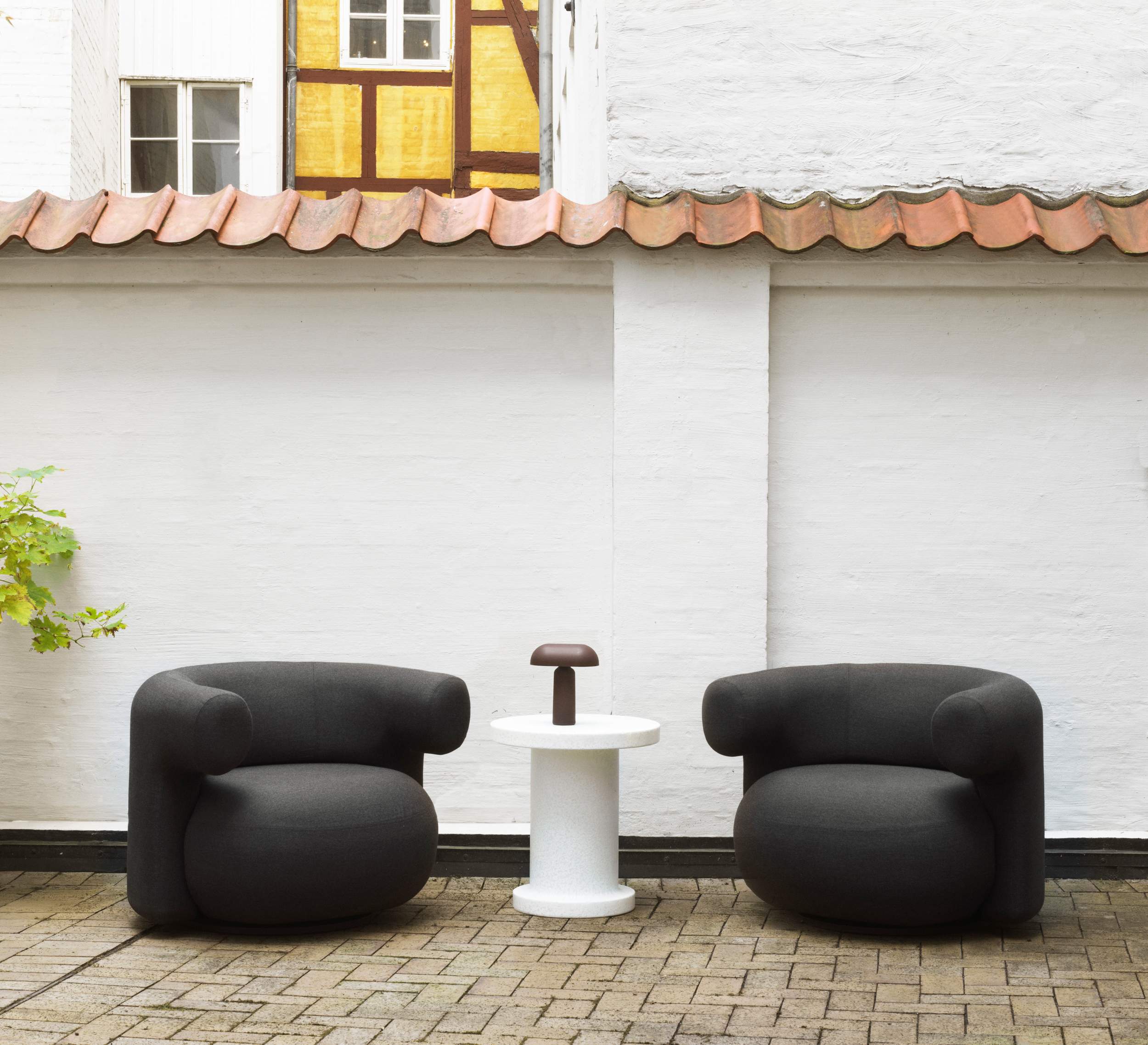Normann Copenhagen Burra Outdoor Lounge tuoli Natté Normann Copenhagen
