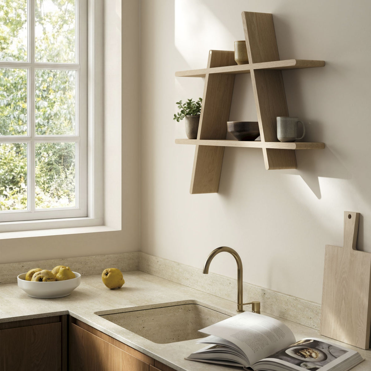 Andersen Furniture A-shelf large oak