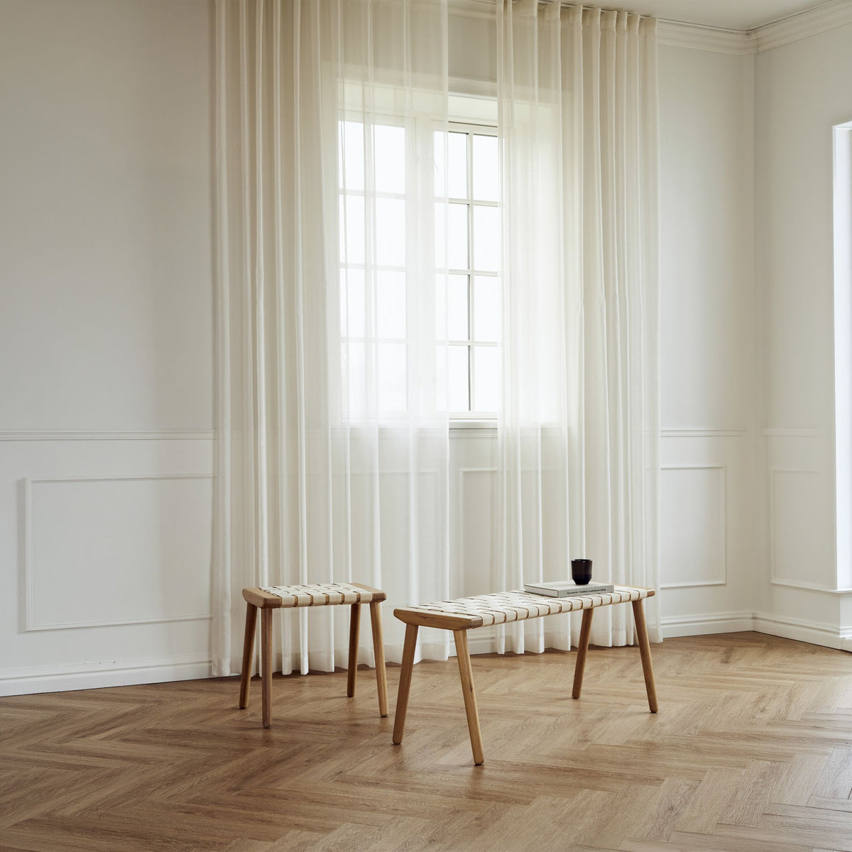 Andersen Furniture Seat penkki 100 cm valkolakattu tammi