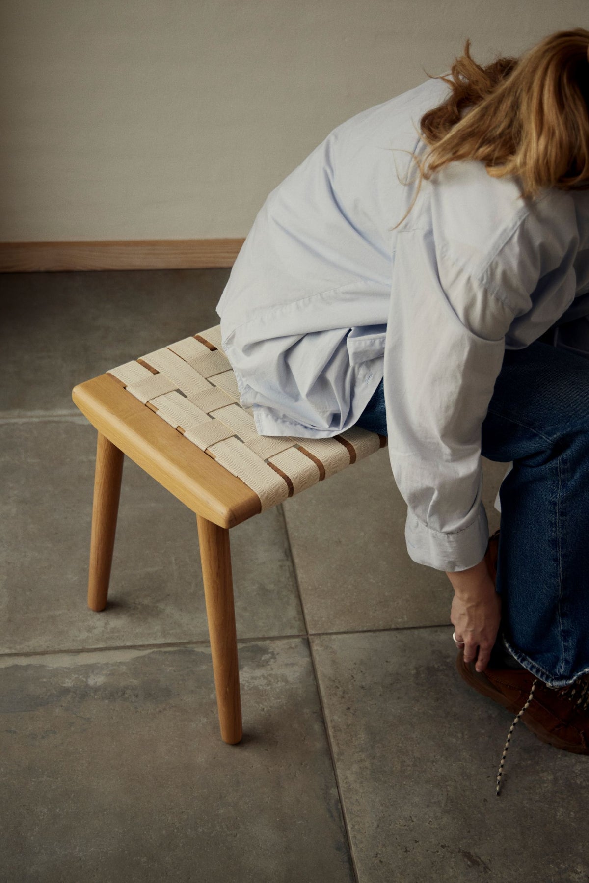 Andersen Furniture Seat penkki 100 cm valkolakattu tammi