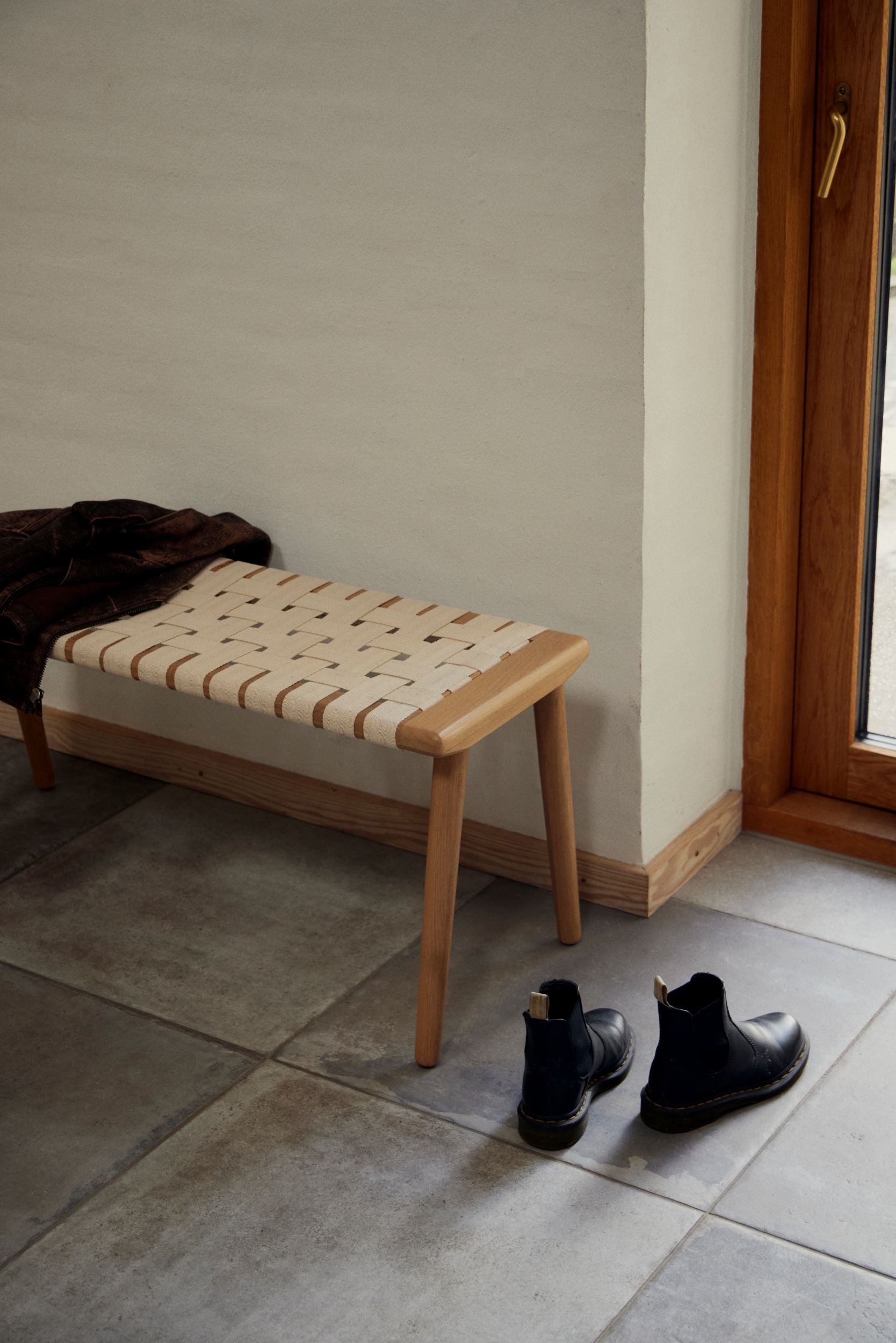 Andersen Furniture Seat penkki 100 cm valkolakattu tammi