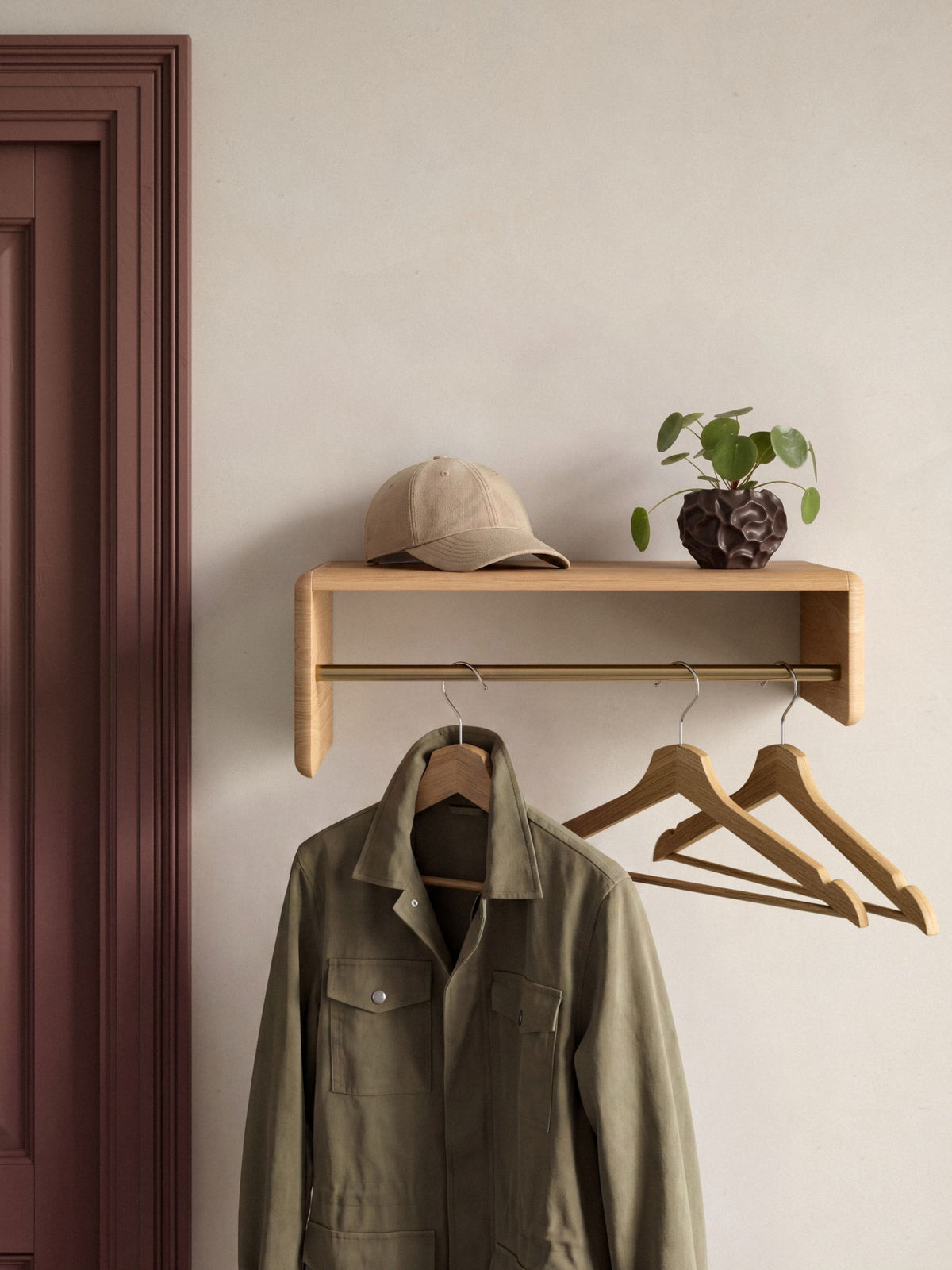 Andersen Furniture Level Multi hattuhylly 55 cm tammi