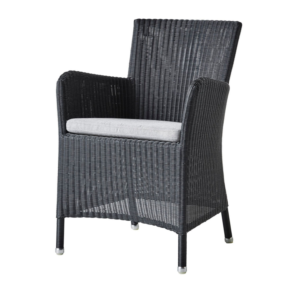 Cane-line Hampsted chair black/light grey