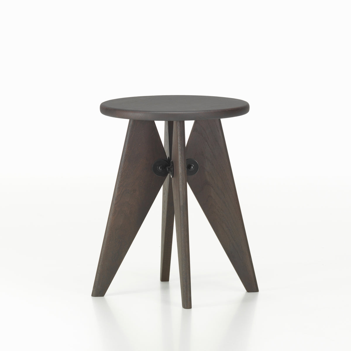 Vitra Tabouret Bois stool dark oak