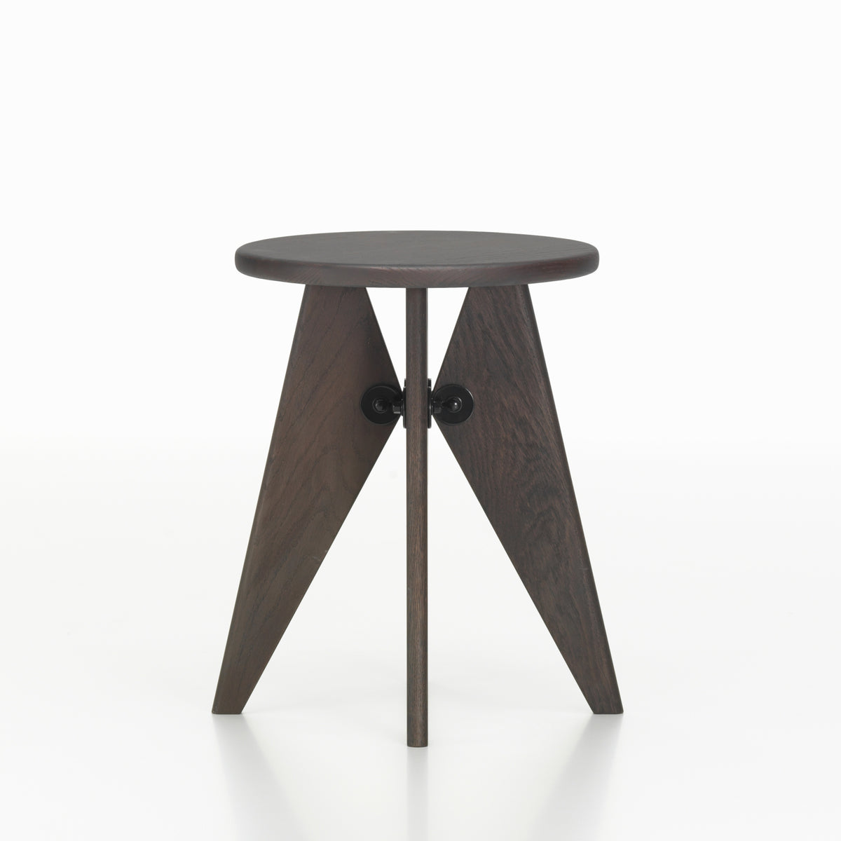 Vitra Tabouret Bois stool dark oak