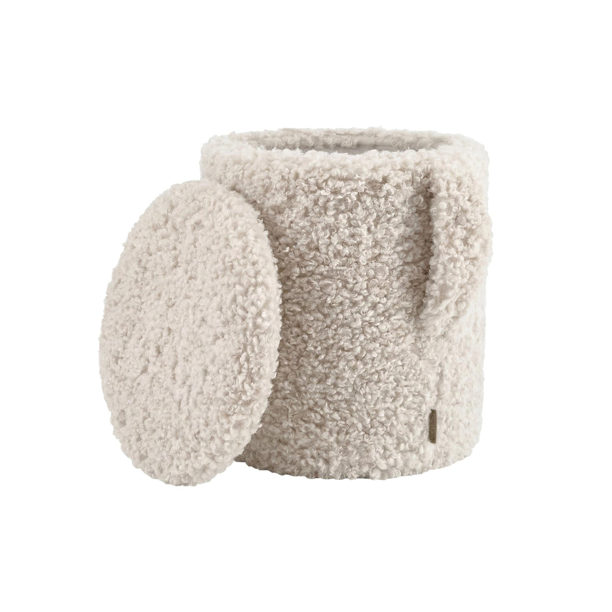 Blomus Teddy Ø35 pouf with lid moonbeam
