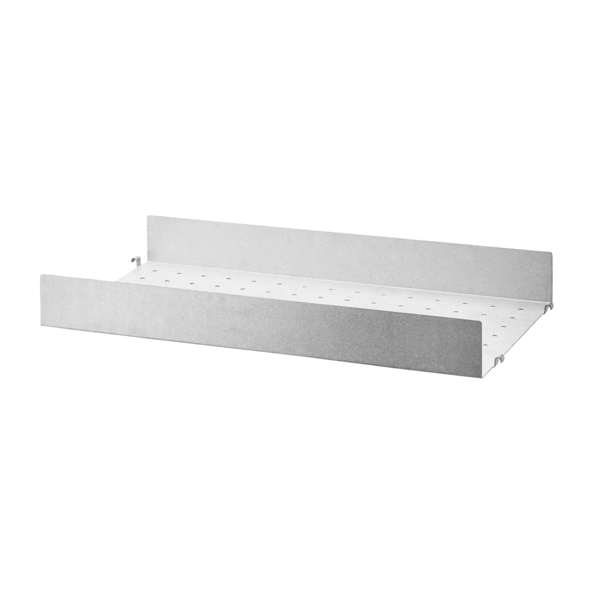 String Outdoor metal shelf high edge 58x30 galvanized