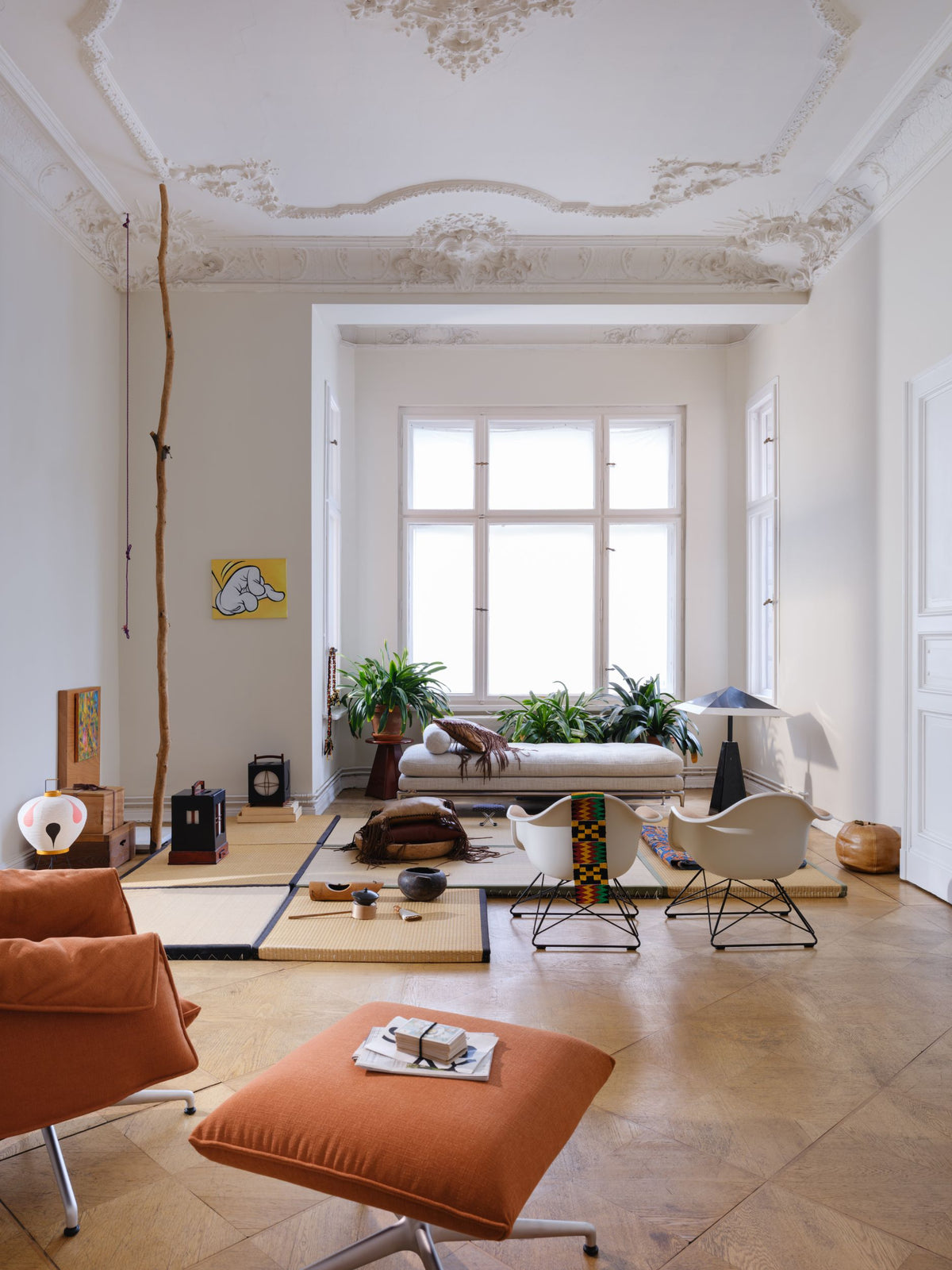 Vitra Bascule Highback nojatuoli+rahi alumiini/Hola terracotta