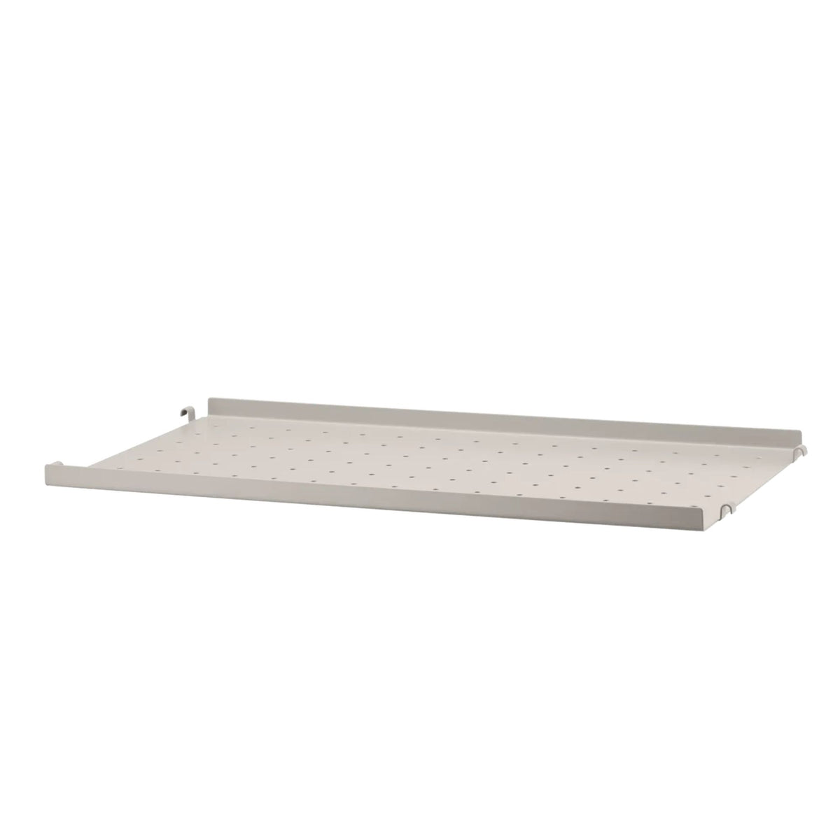 String System metal shelf low edge 58x30 beige