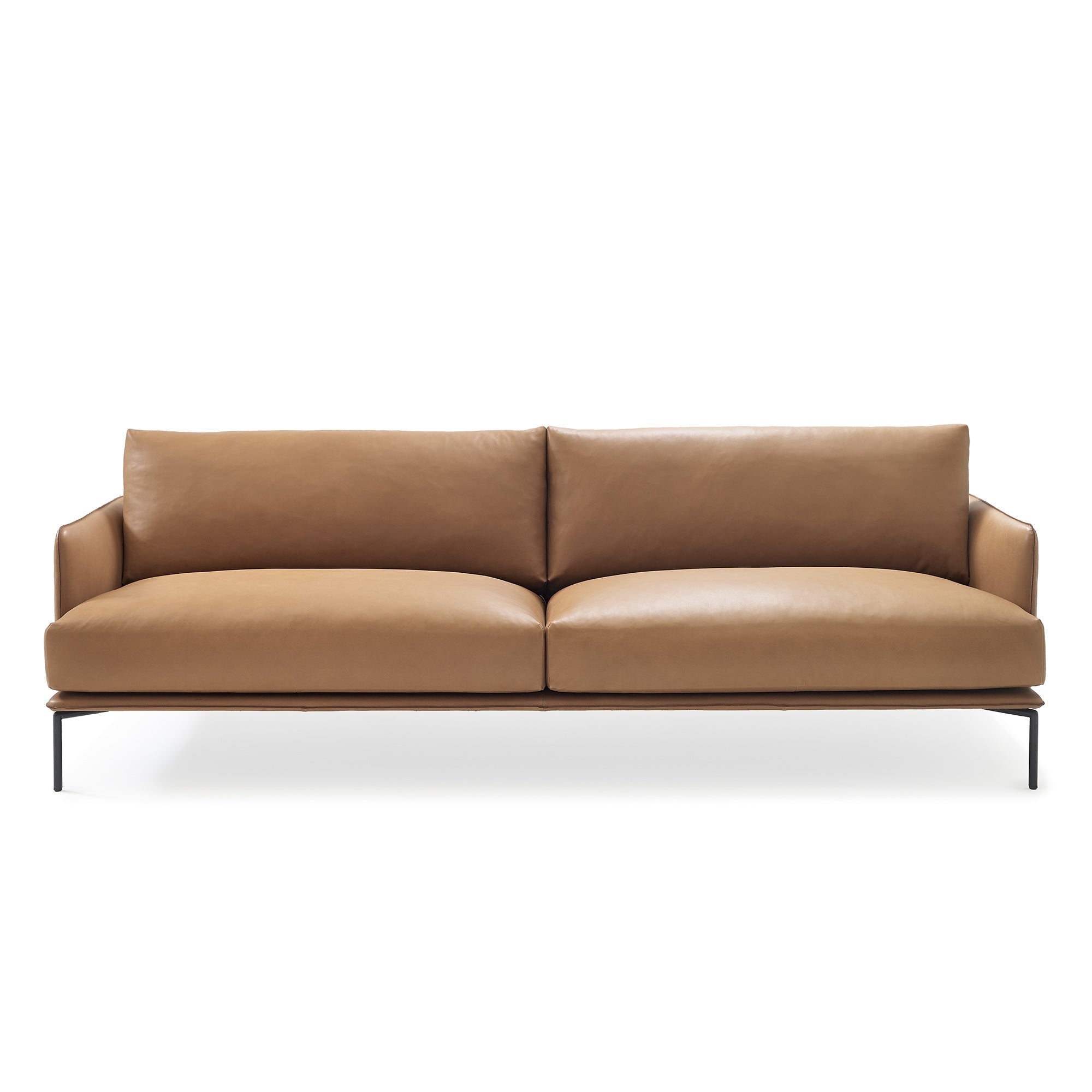 Adea Baron 237cm sohva nahkaverhoilulla - Laatukaluste