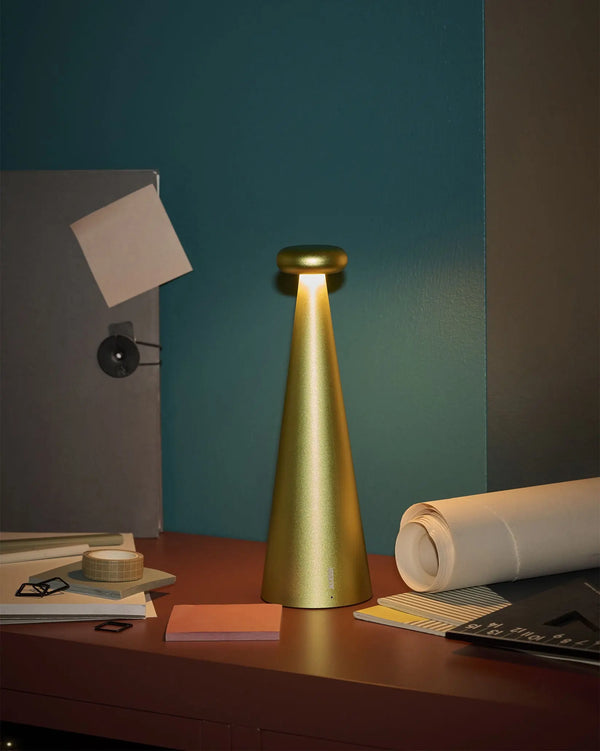 Alessi Bedin Portable pöytävalaisin vihreä Alessi