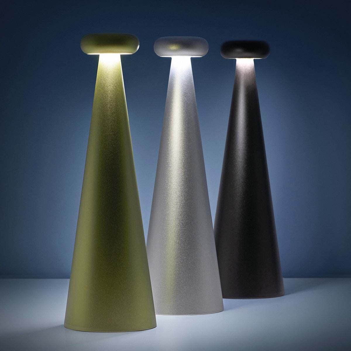 Alessi Bedin Portable pöytävalaisin vihreä Alessi