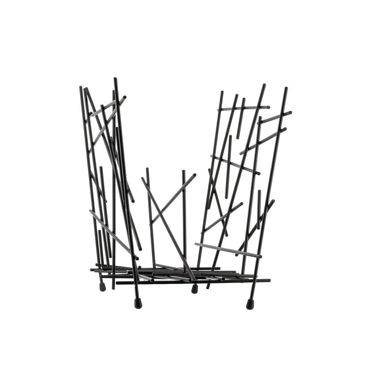 Alessi Blow Up lehtiteline musta - Laatukaluste