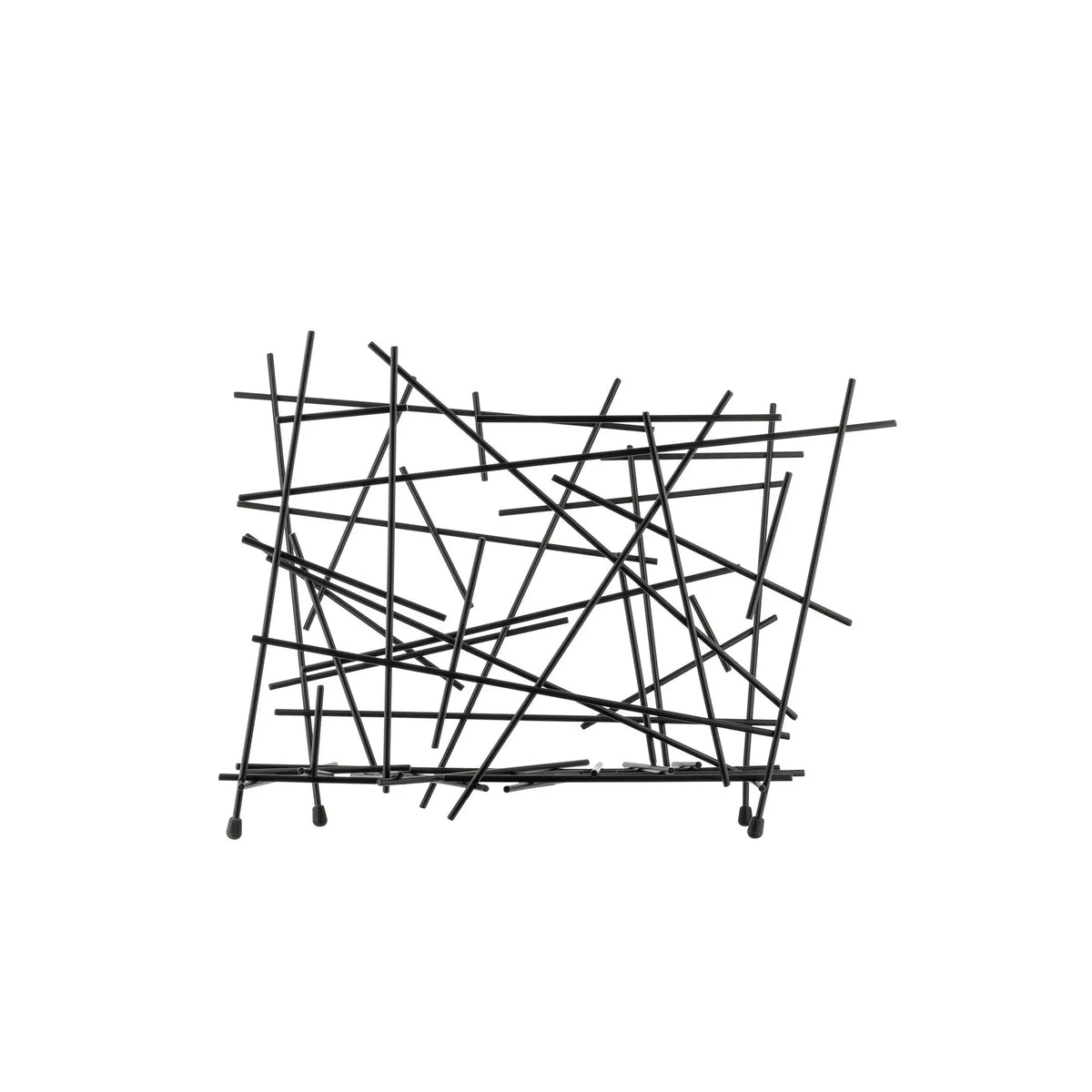 Alessi Blow Up lehtiteline musta - Laatukaluste