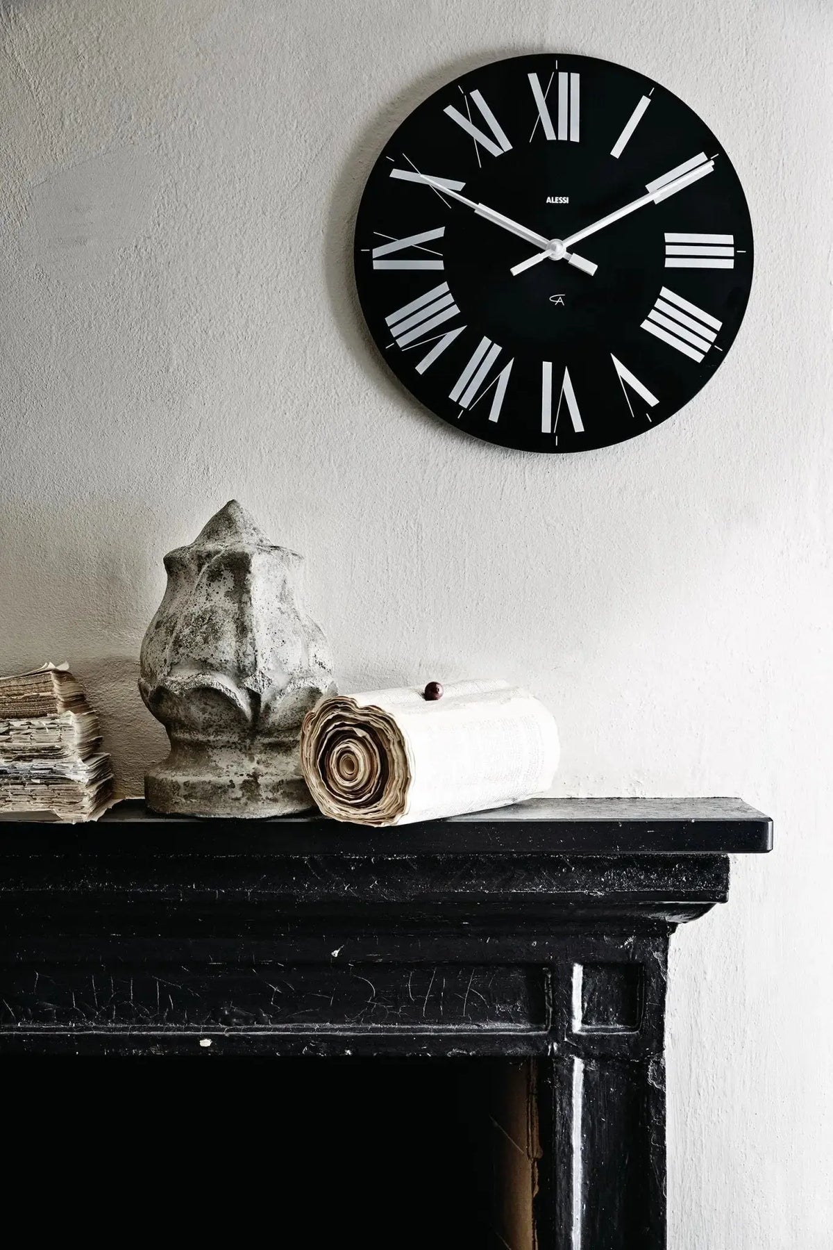 Alessi Firenze seinäkello valkoinen - Laatukaluste
