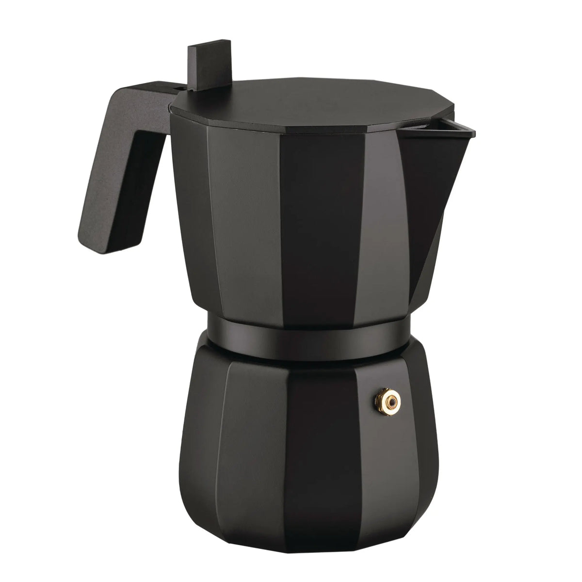 Alessi Moka espressopannu 6 kuppia musta Alessi