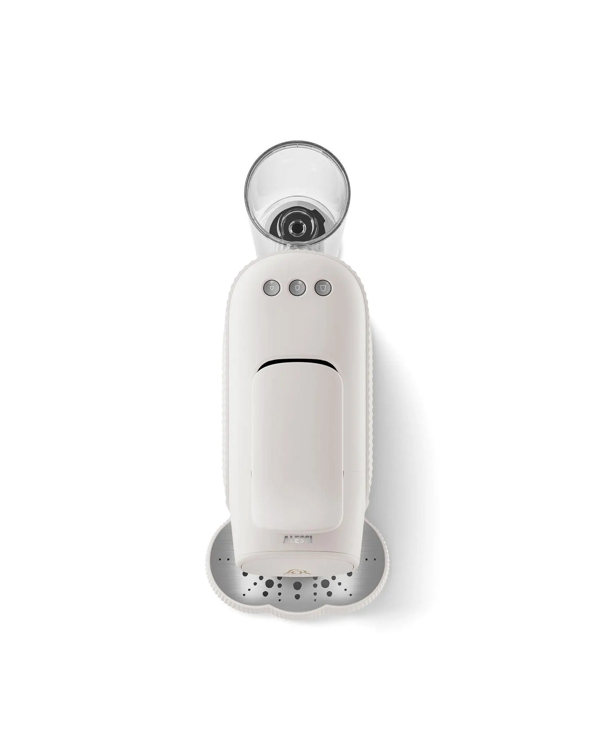 Alessi Plissé L'Or Barista kapselikeitin valkoinen Alessi