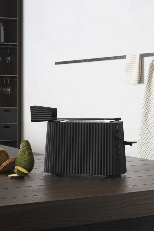 Alessi Plissé leipäteline 2kpl musta - Laatukaluste