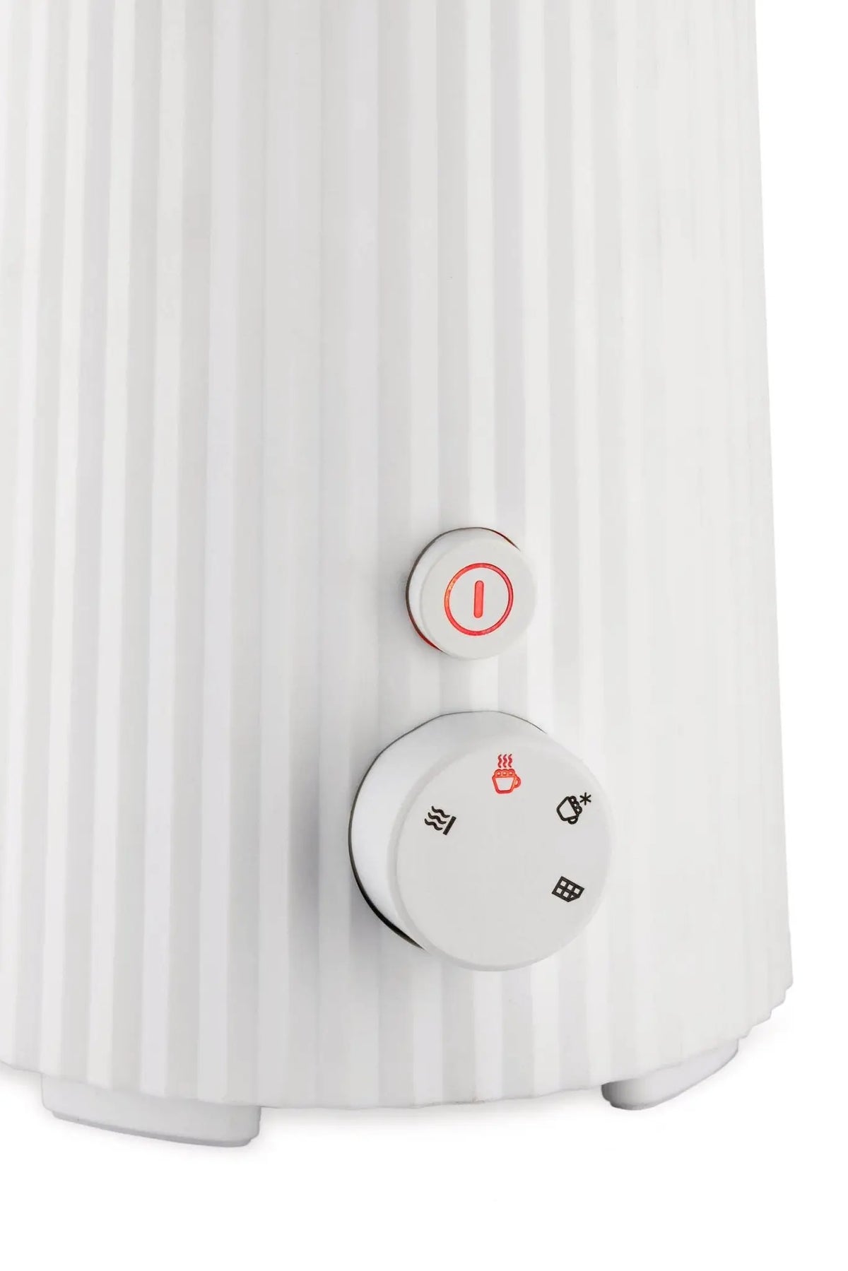 Alessi Plissé maidonvaahdotin valkoinen - Laatukaluste