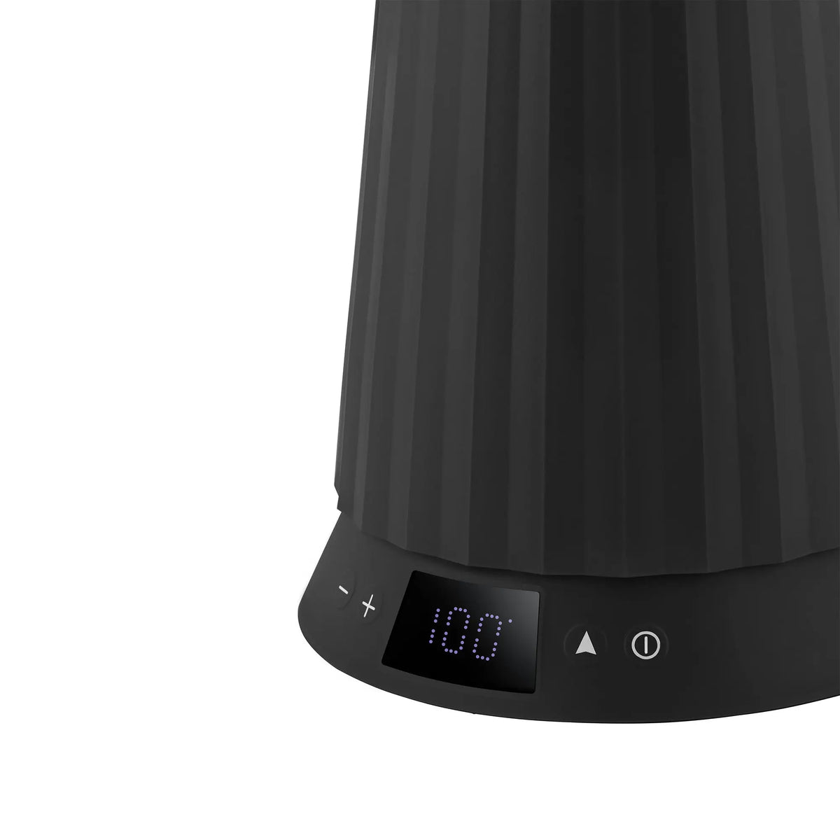 Alessi Plissé vedenkeitin lämmönsäädöllä 1.7L musta Alessi