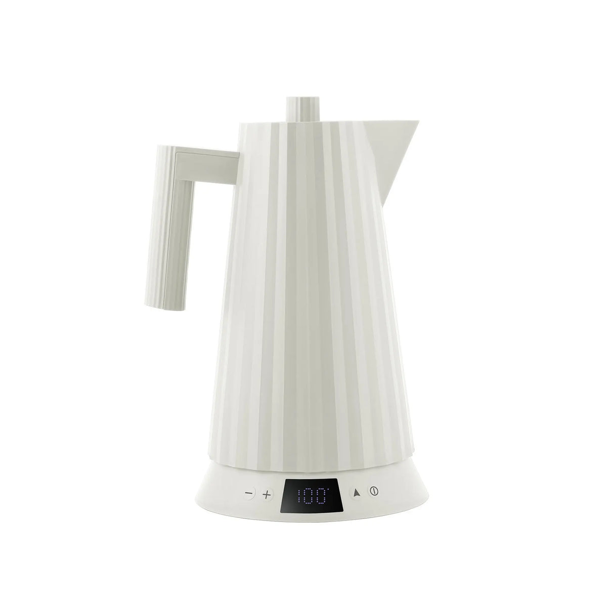 Alessi Plissé vedenkeitin lämmönsäädöllä 1.7L valkoinen Alessi