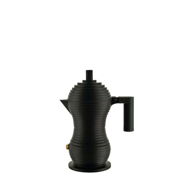 Alessi Pulcina espressopannu 1 kupin musta/musta - Laatukaluste