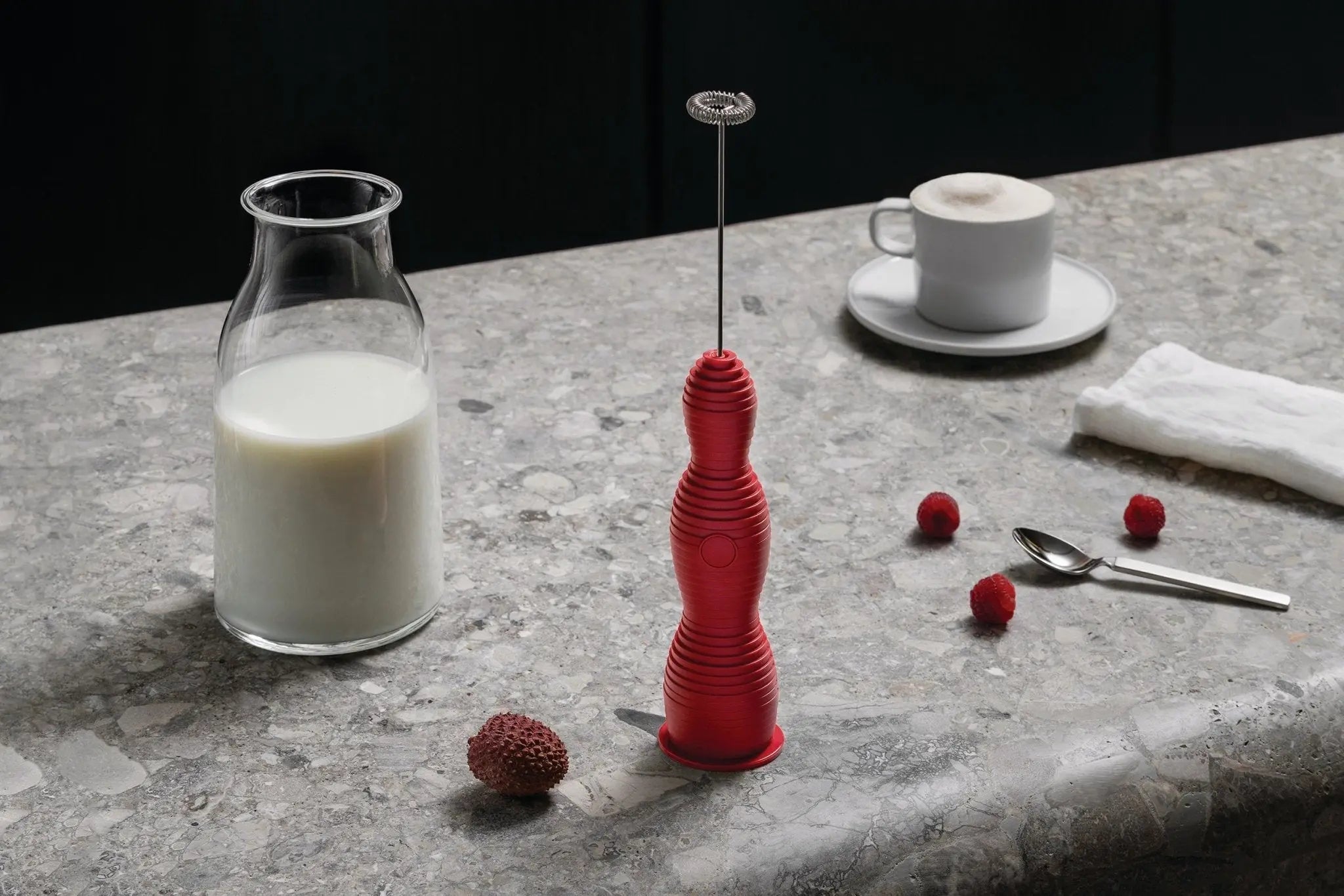 Alessi Pulcina maidonvaahdotin punainen - Laatukaluste