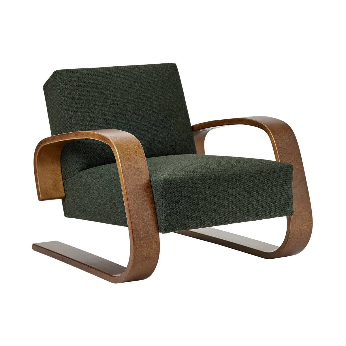 Artek 400 "Tankki" lepotuoli Vidar/pähkinäpetsattu koivu Artek