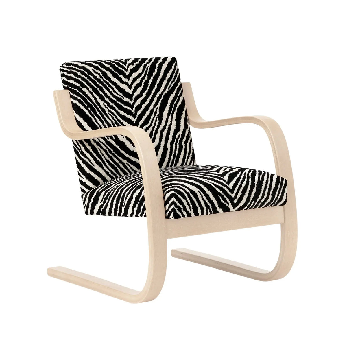Artek 402 lepotuoli Zebra/koivu Artek