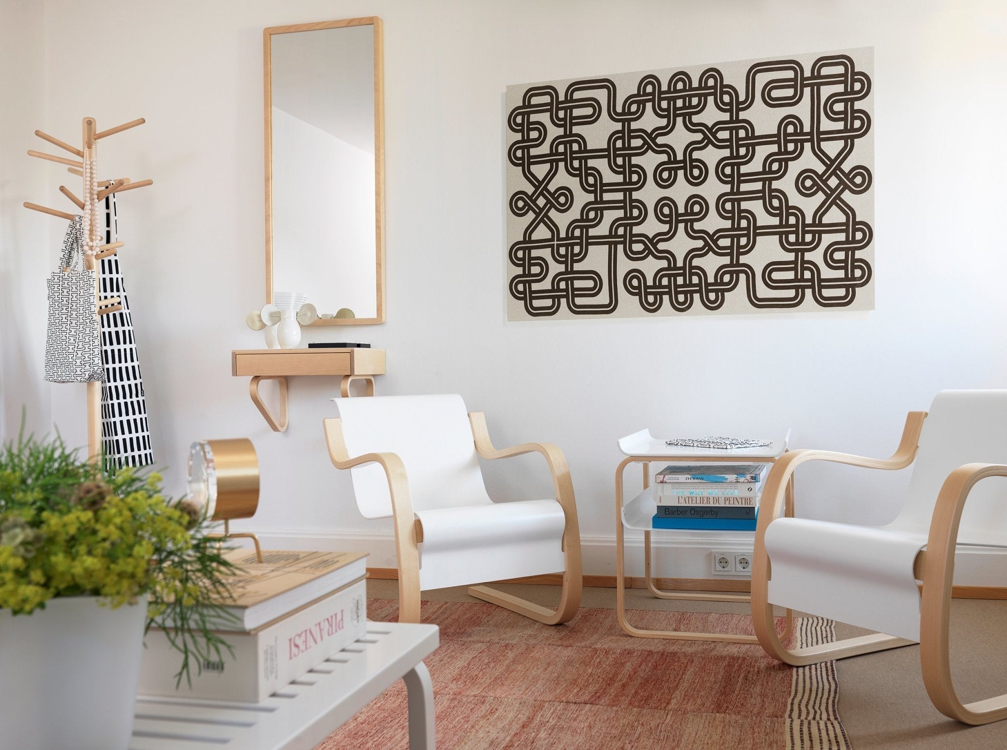 Artek 42 lepotuoli maalattu valkoinen - Laatukaluste