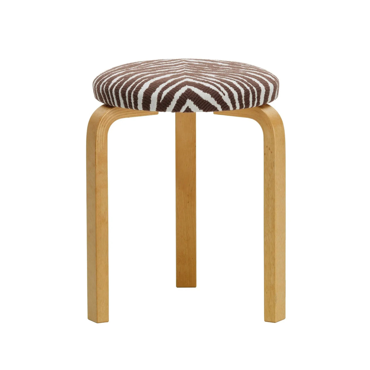 Artek 60 jakkara Zebra ruskea/hunajapetsattu koivu Artek